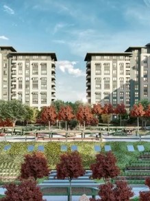Emlak Konut residential project with landscaped courtyard